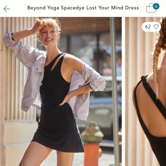 Beyond Yoga Black Backless Dress - Picture 1 of 3